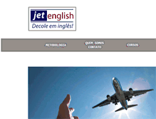 Tablet Screenshot of jetenglish.com.br